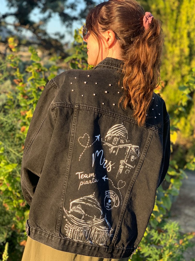 chaqueta mrs para boda Chaqueta personalizada Mrs para boda